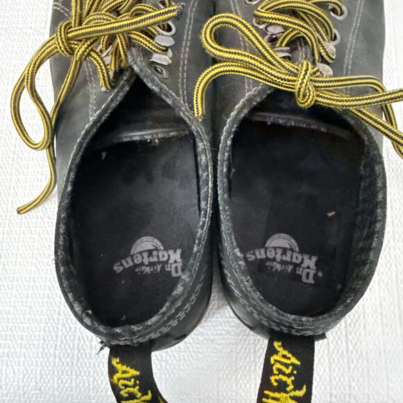 Dr Martens Shoes Womens Size 6 Black Leather Samira Lace Up Low Top Grunge - Picture 4 of 8